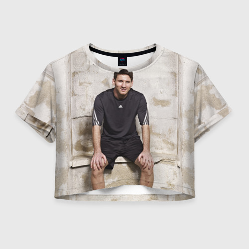 Женская футболка Cropp-top Месси Фото 01 Женская футболка Cropp-top Месси Фото 01