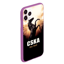 Чехол для iPhone 11 Pro Max матовый CSKA the best - фото 2