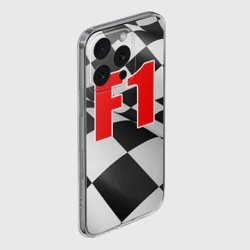 Чехол для iPhone 16 Pro Max силиконовый с защитой камеры Формула 1 - фото 2