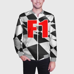 Мужской бомбер 3D Формула 1 - фото 2