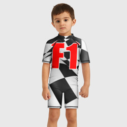 Детский купальный костюм 3D Формула 1 - фото 2