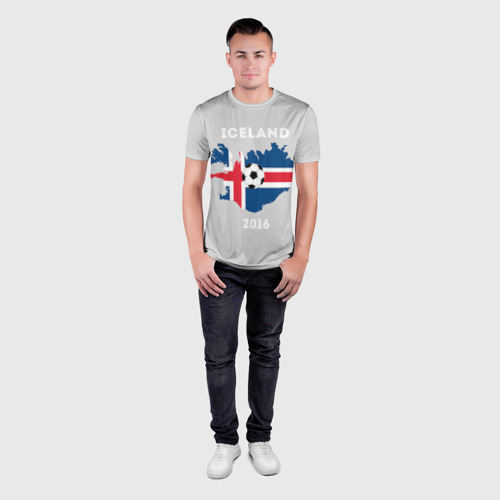 Мужская футболка 3D Slim Исландия - фото 4