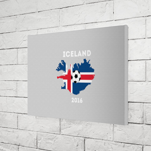 Холст прямоугольный Исландия, цвет 3D печать - фото 3