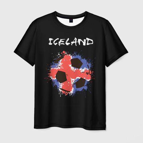 Мужская футболка 3D Исландия, цвет 3D печать