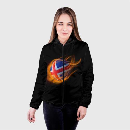 Женская куртка 3D Исландия, цвет черный - фото 3