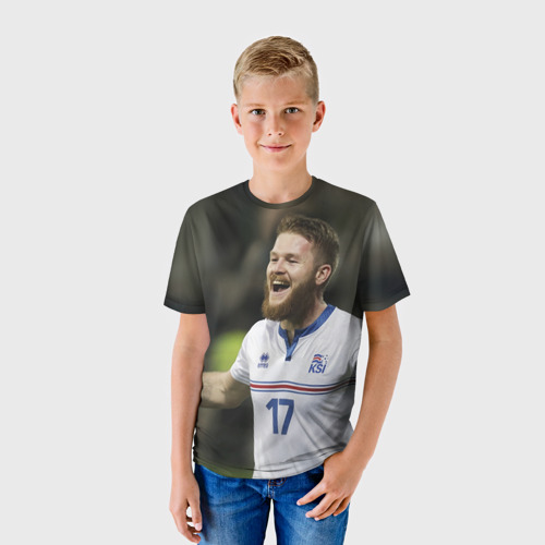 Детская футболка 3D Aron Gunnarsson, цвет 3D печать - фото 3