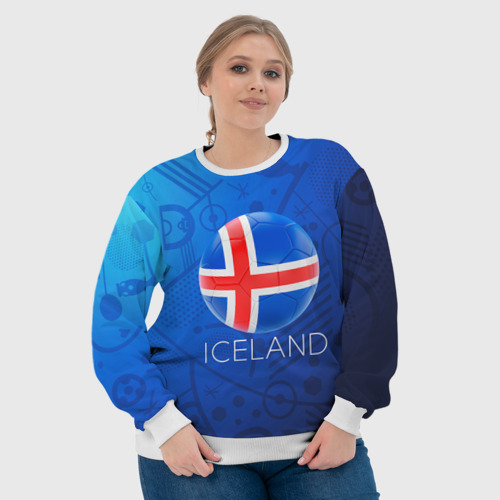 Женский свитшот 3D Исландия - фото 6