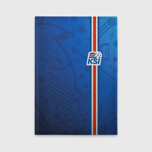 Обложка для автодокументов Форма сборной Исландии по футболу, цвет оранжевый