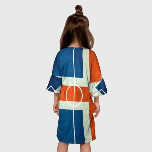 Детское платье 3D Исландия, цвет 3D печать - фото 5
