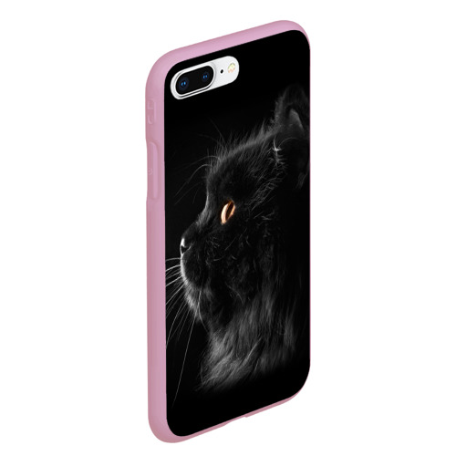 Чехол для iPhone 7Plus/8 Plus матовый Милая кошечка, цвет розовый - фото 3
