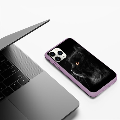 Чехол для iPhone 11 Pro матовый Милая кошечка Фото 01 Чехол для iPhone 11 Pro матовый Милая кошечка Фото 01