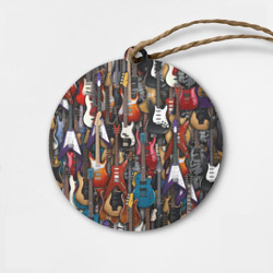 Деревянная игрушка круг Электрогитары