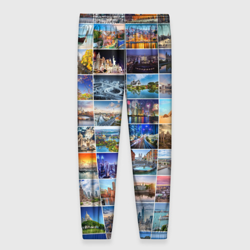 Женские брюки 3D Туризм (10х10), цвет 3D печать - фото 2