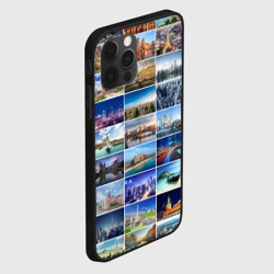 Чехол для iPhone 12 Pro Страны мира 9х9 - фото 2