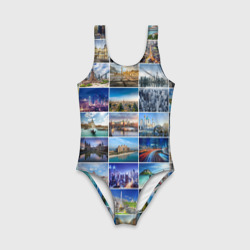 Детский купальник 3D Страны мира 9х9 - фото 2