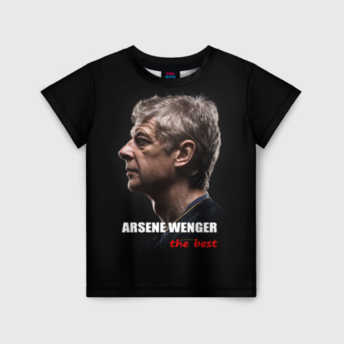 Детская футболка 3D Arsene Wenger (Arsenal), цвет 3D печать