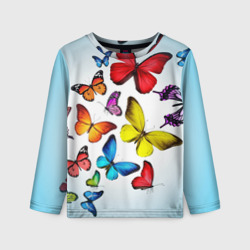 Детский лонгслив 3D Butterflies