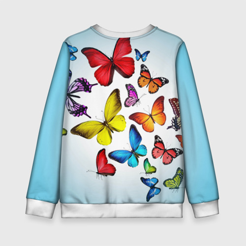 Детский свитшот 3D Butterflies, цвет 3D печать - фото 2