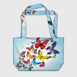 Пляжная сумка 3D Butterflies