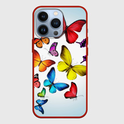 Чехол для iPhone 13 Pro Butterflies