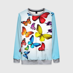 Женский свитшот 3D Butterflies