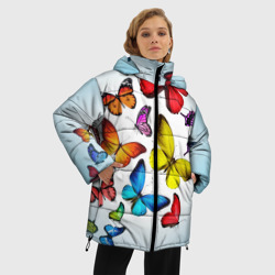 Женская зимняя куртка Oversize Butterflies - фото 2