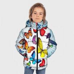 Зимняя куртка для мальчиков 3D Butterflies - фото 2