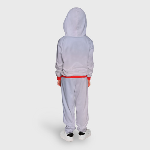 Детский костюм с толстовкой 3D Париж, цвет красный - фото 4