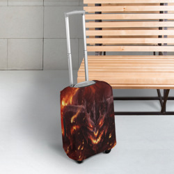 Чехол для чемодана 3D Дьявол - фото 2