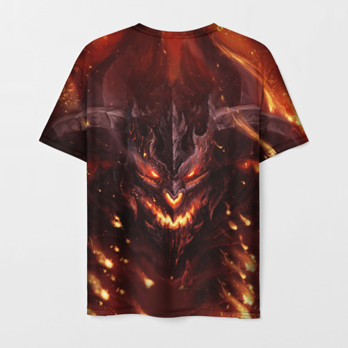 Мужская футболка 3D Дьявол, цвет 3D печать - фото 2