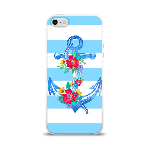 Чехол для iPhone 5/5S глянцевый Якорь Фото 01 Чехол для iPhone 5/5S глянцевый Якорь Фото 01