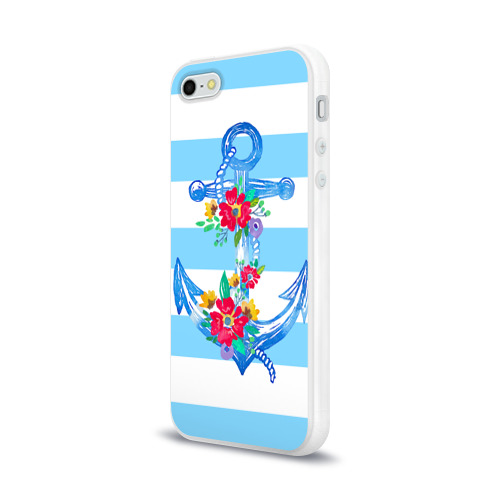 Чехол для iPhone 5/5S глянцевый Якорь Фото 01 Чехол для iPhone 5/5S глянцевый Якорь Фото 01