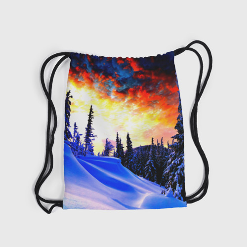 Рюкзак-мешок 3D Зимний лес - фото 6