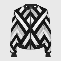 Женский бомбер 3D Полоски