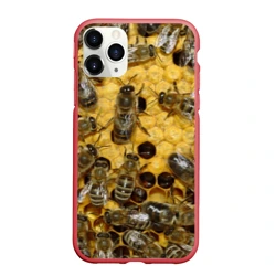 Чехол для iPhone 11 Pro Max матовый Пчела