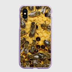 Чехол для iPhone XS Max матовый Пчела