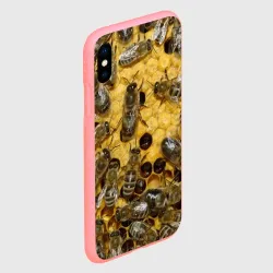Чехол для iPhone XS Max матовый Пчела - фото 2