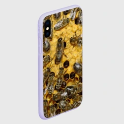 Чехол для iPhone XS Max матовый Пчела - фото 2