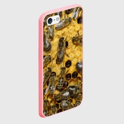 Чехол для iPhone 5/5S матовый Пчела - фото 2