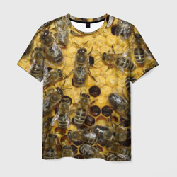 Мужская футболка 3D Пчела