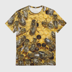 Мужская футболка 3D Пчела
