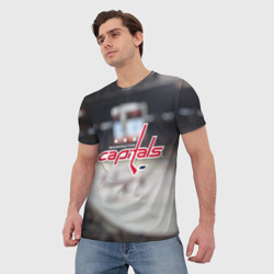 Мужская футболка 3D Washington Capitals - фото 2