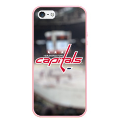 Чехол для iPhone 5/5S матовый Washington Capitals