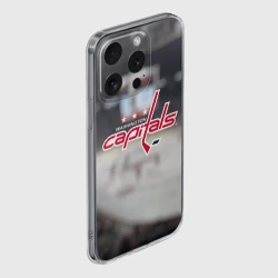 Чехол для iPhone 15 Pro Max силиконовый с защитой камеры Washington Capitals - фото 2
