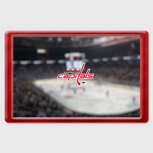 Магнит 45*70 Washington Capitals, цвет красный