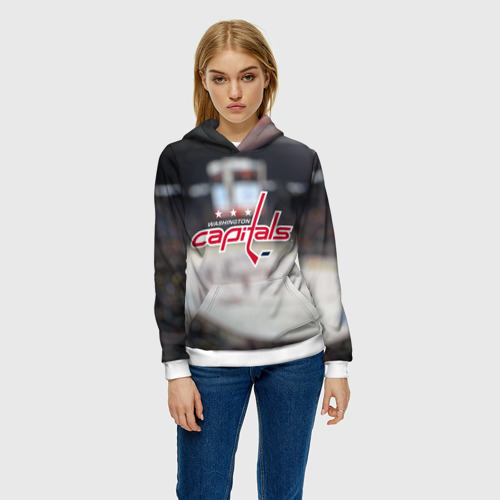 Женская толстовка 3D Washington Capitals - фото 3