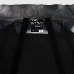 Куртка с принтом Washington Capitals для мужчины, вид на модели спереди №4. Цвет основы: черный