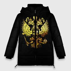 Женская зимняя куртка Oversize Герб России Art