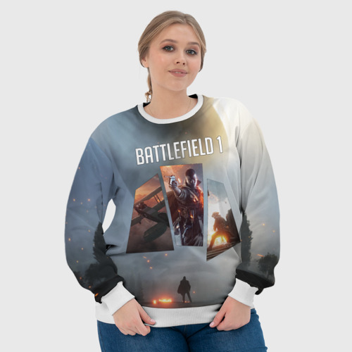 Женский свитшот 3D Battlefield 1 - фото 6