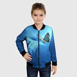 Детский бомбер 3D Бабочка 2 - фото 2